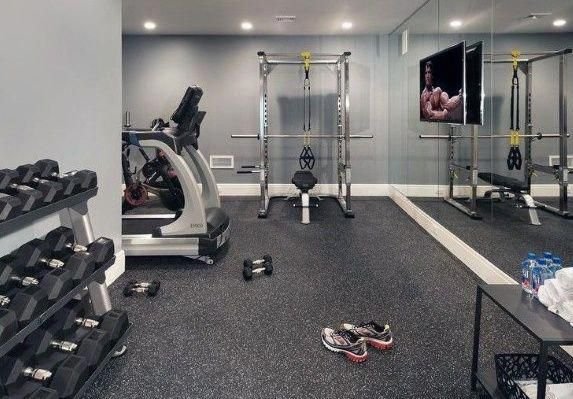 home gym basement