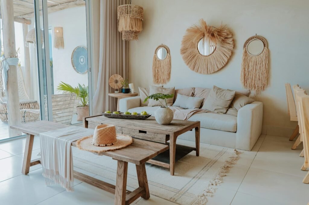 boho theme home 
decor